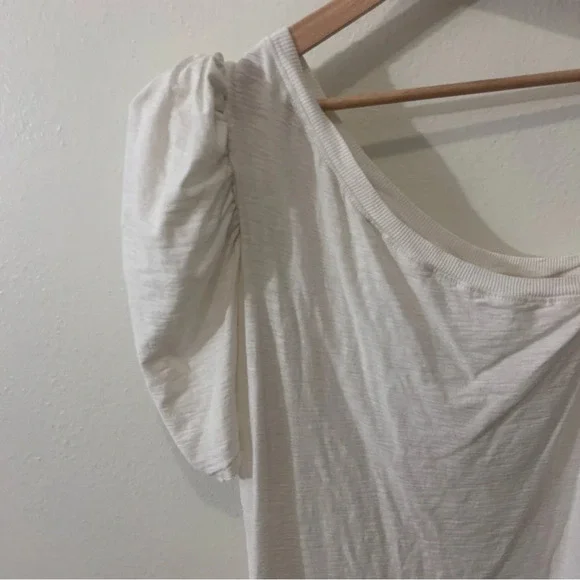 Nation LTD Paulina One Shoulder Tee Off White XS - Picture 4 of 8